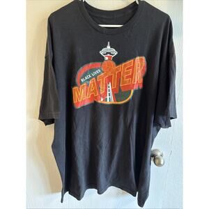 Seattle SuperSonics “Black Lives Matter” Graphic Tee - Black - Size XXL